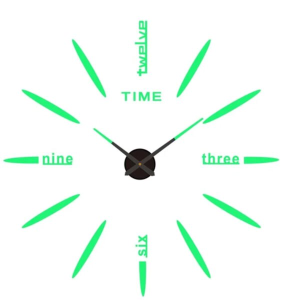 3D WALL CLOCK LUMINOUS