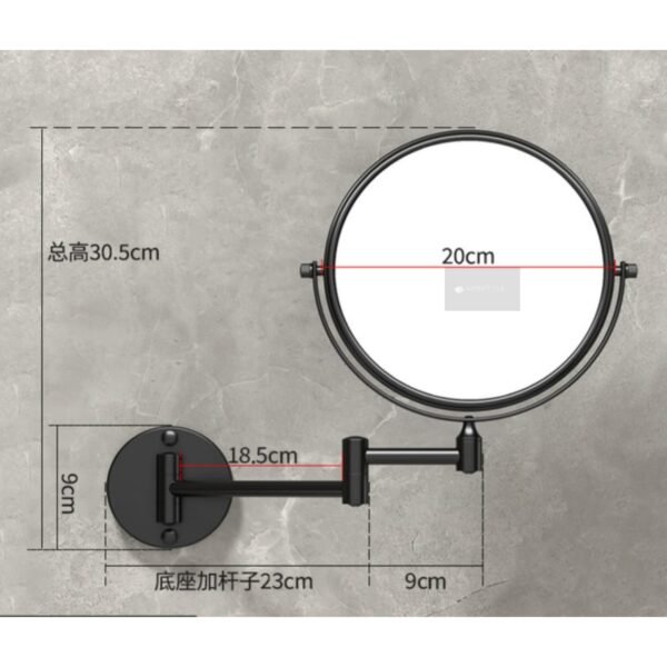 TWO SIDED WALL MIRROR