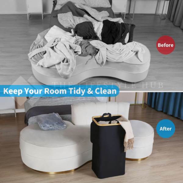 FOLDABLE LAUNDRY BASKET