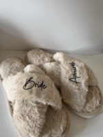 PERSONALISED OPEN TOE SLIPPER