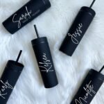 PERSONALISED PLASTIC SKINNY TUMBLER