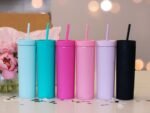 PERSONALISED PLASTIC SKINNY TUMBLER - Image 12