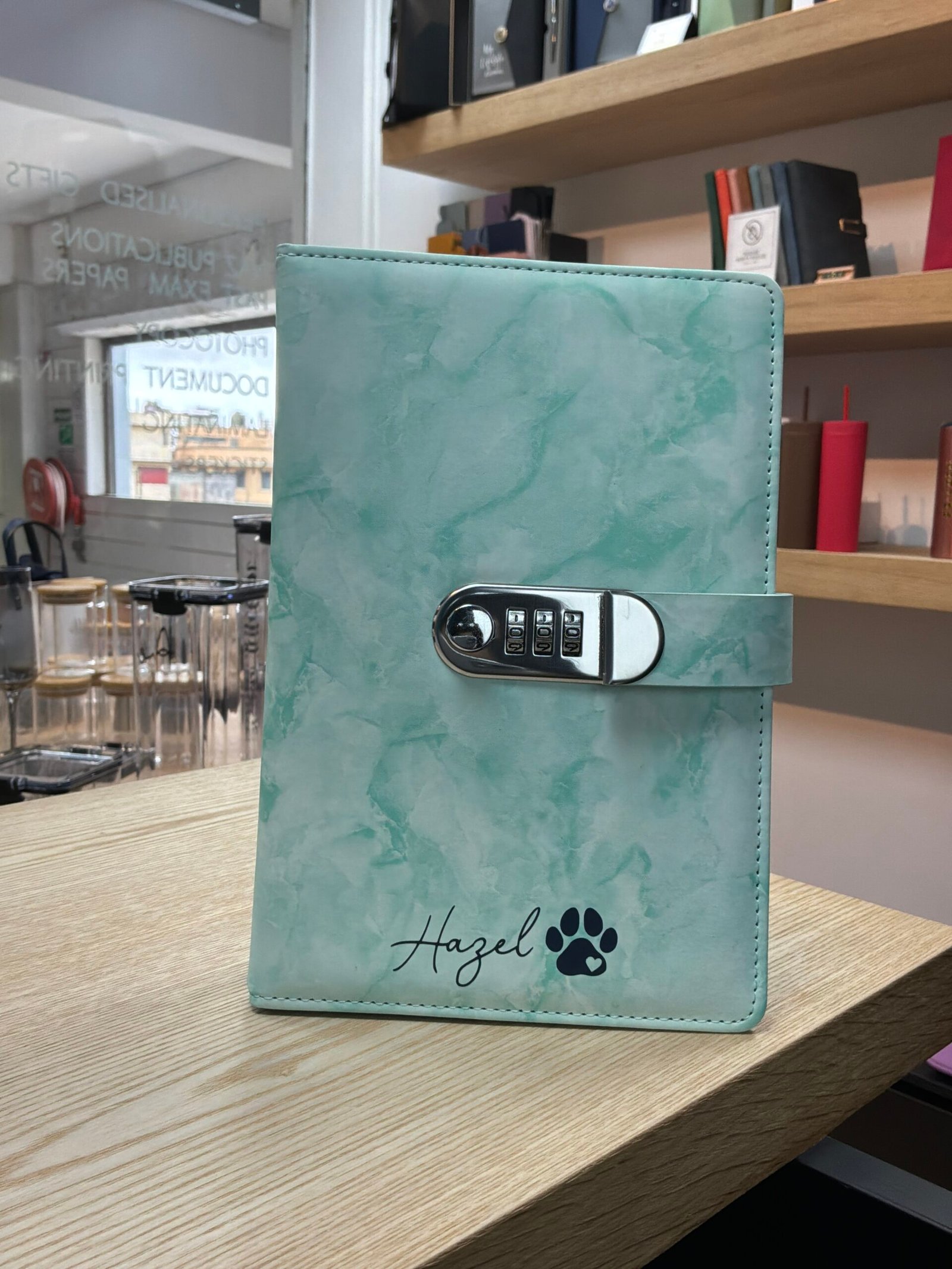 IMG_0459 PERSONALISED NOTEBOOK WITH LOCK - Image 1